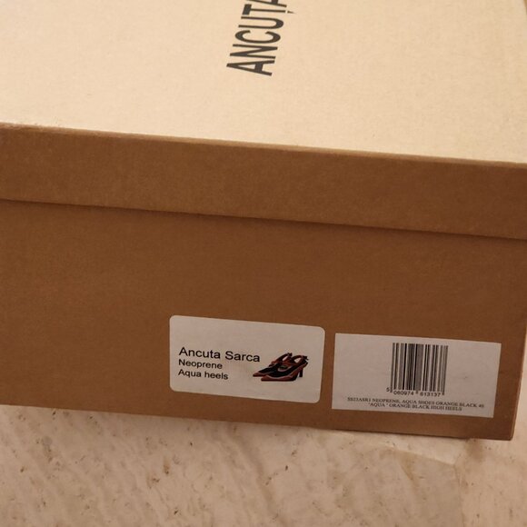 ANCUTA SARCA aqua slingback heels Sz 40 Never worn - Picture 5 of 9